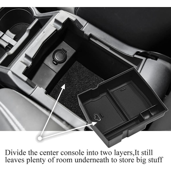 Bokseholder Bil Centerkonsol Armlæn Opbevaringsarrangør Indvendig Bakke til Forester 2019 2020 2021 2022