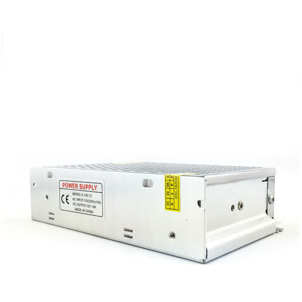 Hög effektfaktor transformator dimmer adaptrar switch strömförsörjning drivrutin AC 110V/220V DC 12V 10A 120W för LED-remsa