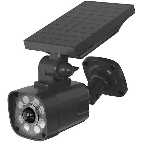 Solcellelamper, 8 100LM Nano-lamper med høj lysstyrke, højhastighedsbevægelsessensor og falsk antenne, IP65 vandtæt