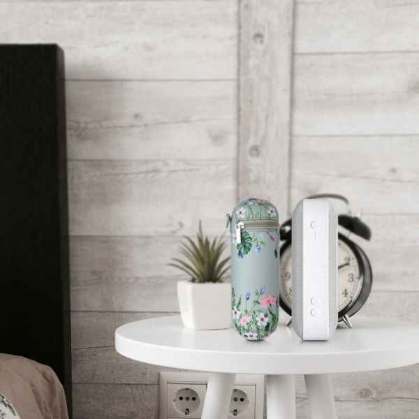Blommigt tryckbart bärbart skyddande neoprenfodral väska för Pillp Bluetooth-högtalare