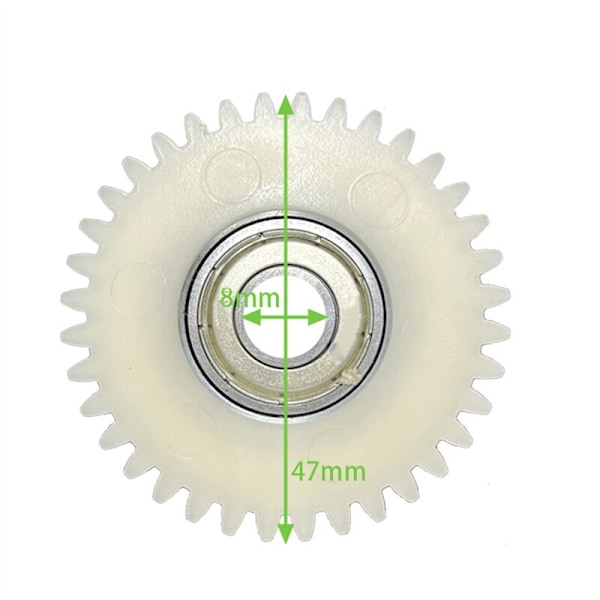 Ebike 36 Tand Gear Clutch Motor Gear Clutch Kit til 500W Elcykel Nylon Gear Motor Gear Clutch Kit