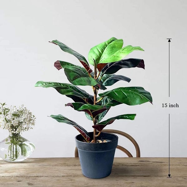 15 Tommer Høj Figenbladstræ Kunstige Planter Falsk Bonsai