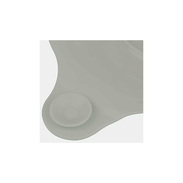 Badekar og håndvaskprop i silikone - Sæt til badekar og håndvask - Gummivandprop - Sugestop til køkkener, badeværelser og vaskerum (grå) - Sunny