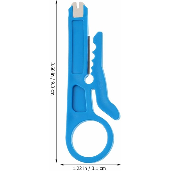 14 stk Mini Nettverkskabelavstripper Kabelavstripper Stanse Kabelkutter for Nettverkskabel Datakabel Telefonkabel Datakabel Utp-kabel Blandet farge HIASDFL