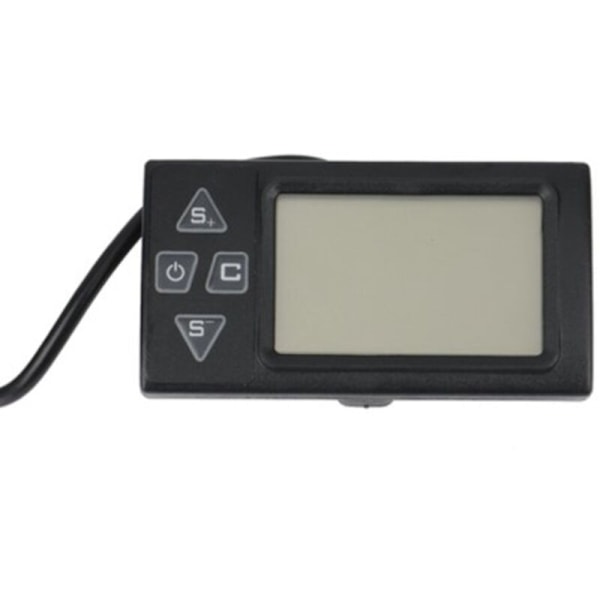 Ebike LCD-display S861 med kontakt för elektrisk BLDC-styrenhet Kontrollpanel Svart 24V-36V