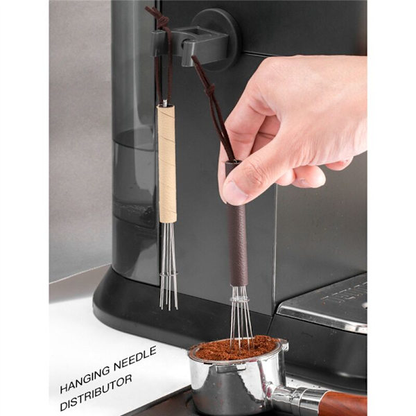 58MM 51Mm Kaffekopp Tamperspetsfördelare Nivellering Verktyg Typ Pulverdispenser(A)