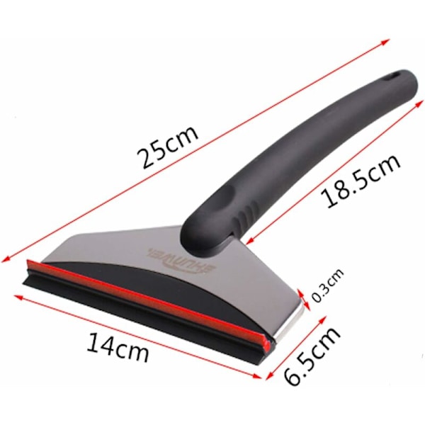 Is-skrape, Heavy Duty Rustfritt Stål & ABS Plast Is-skrape - Premium Bilskrape.