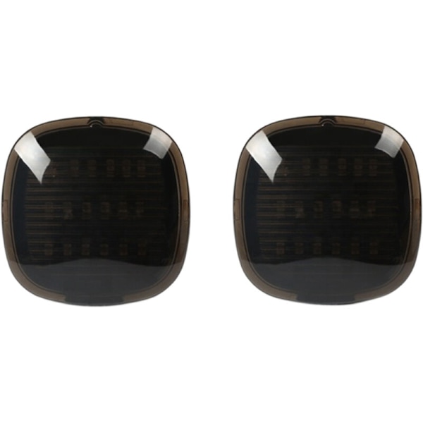 2 stk. LED-sidespejlsblinklys til bil, sidemarkør, signallampe til A3 A4 A8 Fabia SEAT, sort