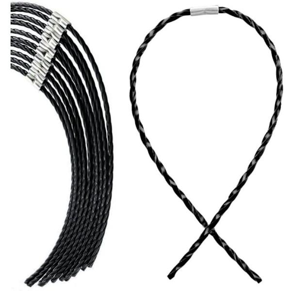 Pakke med 10 ekstra sterke tråder F016800431 for AFS 23-37 buskrydderspoler av tråd for AFS 23-37 buskrydder, 37x3,5 mm--