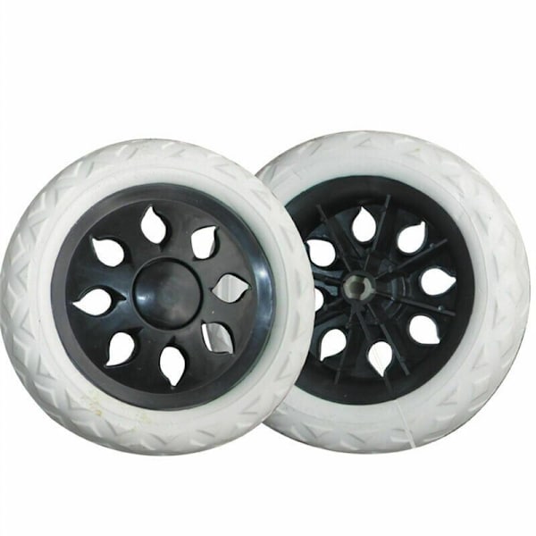 Pakke med 2 udskiftningshjul i skumgummi til indkøbsvogne (sort, Hot Wheels)