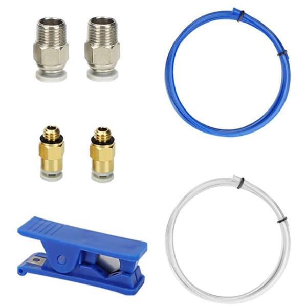 7 stk. PTFE-rørsæt 2 stk. 1M PTFE-rør 1 stk. rørafskærer 4 stk. pneumatiske 3D-printerdele til 3D-printeropgradering