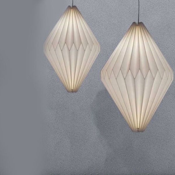 Nordisk Moderne Minimalistisk Kreativ Sammenklappelig Lygte Lampeskærm Restaurant Bar Cafe Lygte B