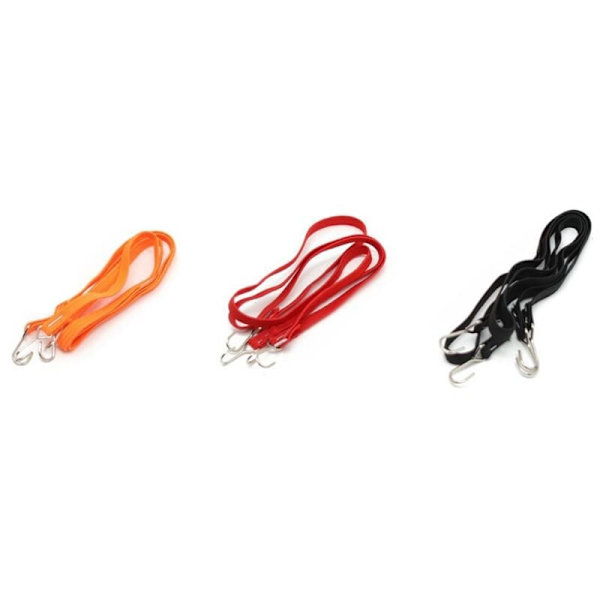 2 st elastiska takräcksrep Dekorera rem för 1/10 RC Crawler Car AXIAL SCX10 TRX4 D90 CC01,2