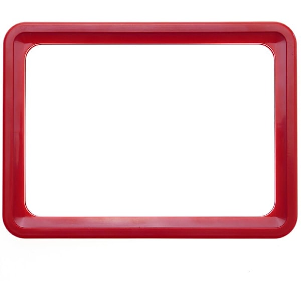 Perfekt ramme til A3 skilte og plakater i rød til bogstaver 427x304 mm