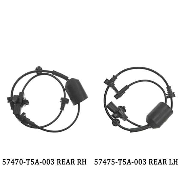 57470-T5A-003 57475-T5A-003 ABS-hjulhastighetssensor bakre vänster höger för City Fit 1.5L 15-19