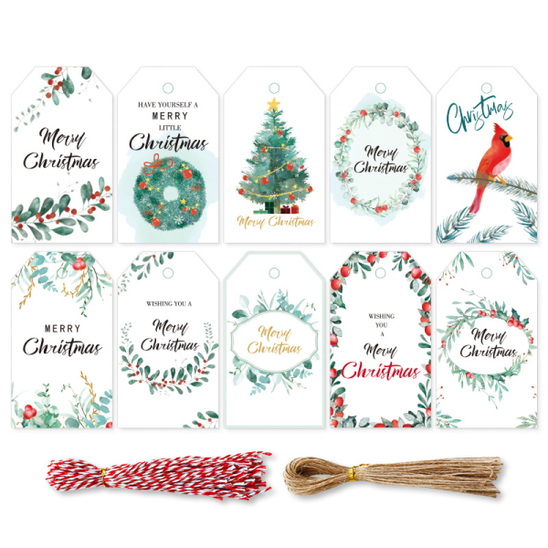 Julemærke lykønskningskort Julegavepose gaveæske dekoration budskabskort velsignelse kortmærke