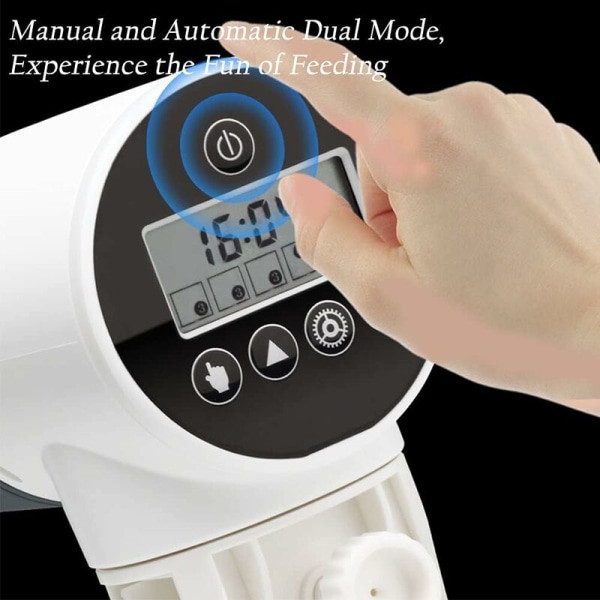 Automatiske akvariefôrmatere, fôrdispenser, akvariefôrer