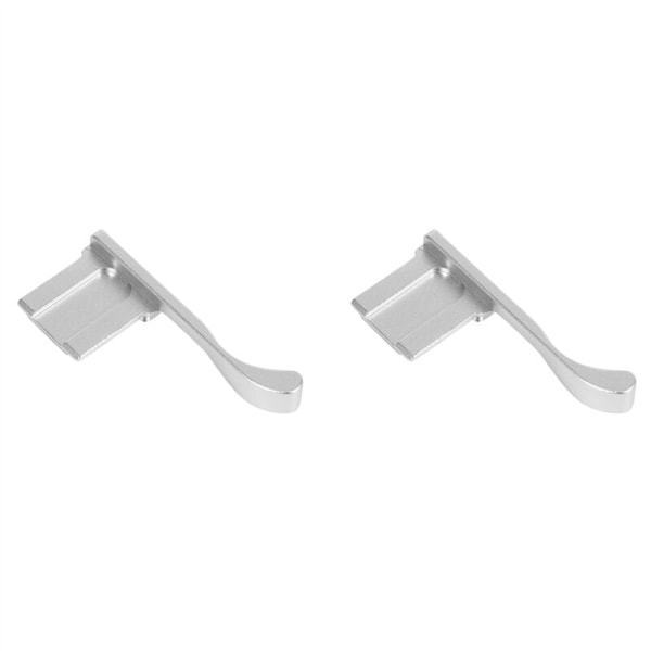 2x Metallisk Hot Shoe-Skydd Tumgrepp för X100F X100T X70 X-E3 X-A1 X-A2 X-A5 X-M1 XA3 XE3 Silver