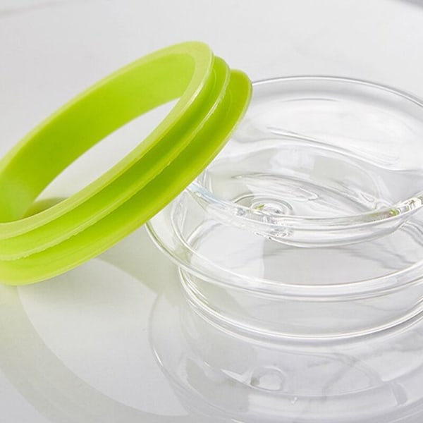 Glasflaska 400 ml Mini Hög Temperatur Resistent Borosilikatglas Flaska för Barn Glasflaska Röd