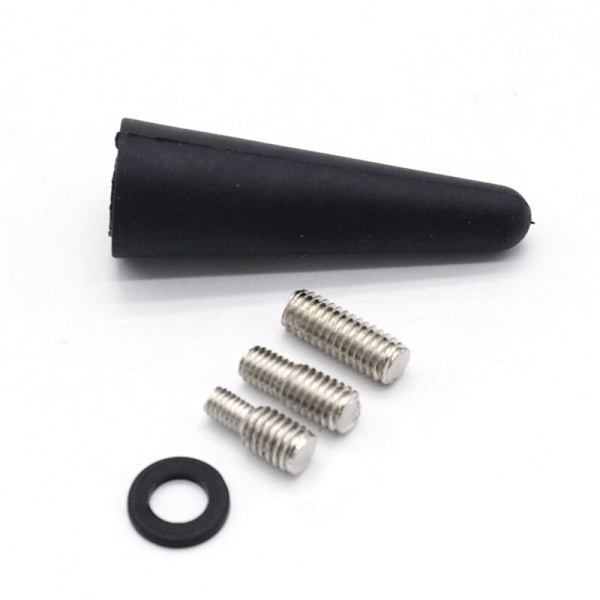 5 cm bilantenne kort stang takradio M5 M6 gjengeadapter stereo AM FM KFZ