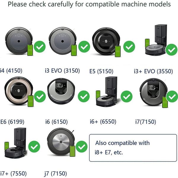 Støvsuger Reservedele I7 I7+ I3 I3+ I4 I4+ I6 I6+ I8 I8+ E5 E6 E7 & J7 J7+