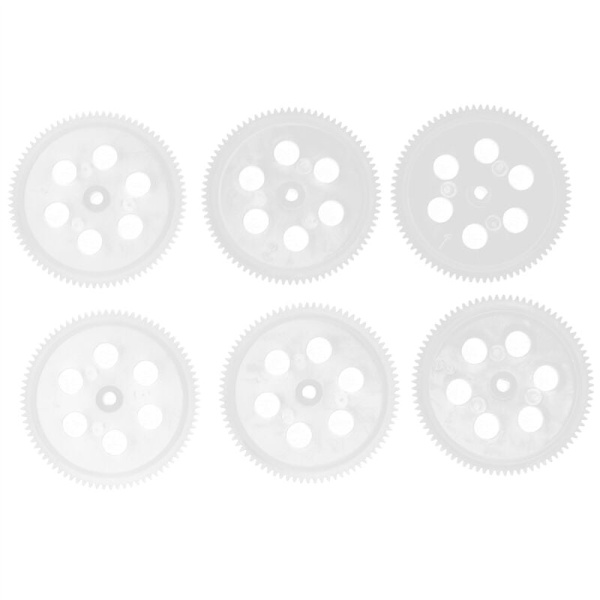 6 stk. C127 hovedgear til Stealth Hawk Pro RC helikopter flyvemaskine drone reservedele