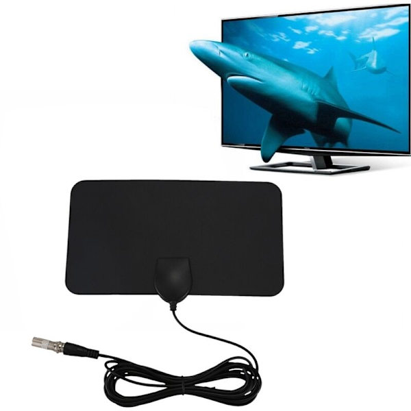 Flat HD digital zoom innendørs TV-antenne HDTV 50 miles rekkevidde TVFox VHF UHF DVB