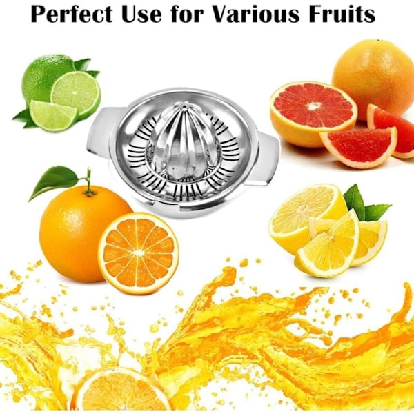Elektrisk Citronpress med Hög Saftutbyte - Citruspress, Apelsinpress 2 Rotationsriktningar - Elektrisk Fruktpress 2 Koner - Apelsiner Citroner