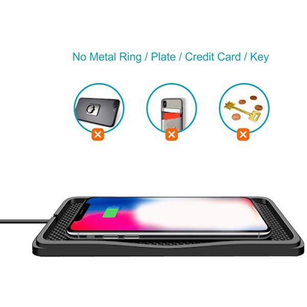 Trådløs billader, 15W telefon for Android-lading