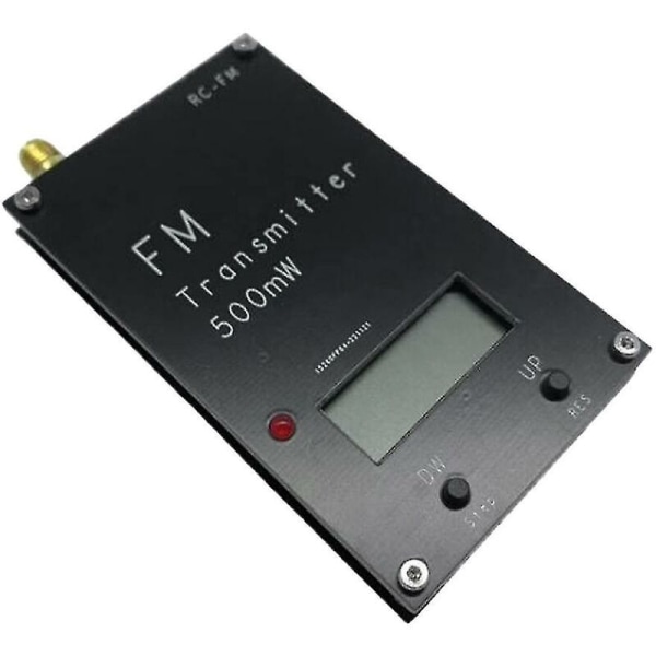 Radio Udstyr Sender 1500m Digital Display 500mw Stereo 76-108m Fm Radio Sender Rc-fmnd