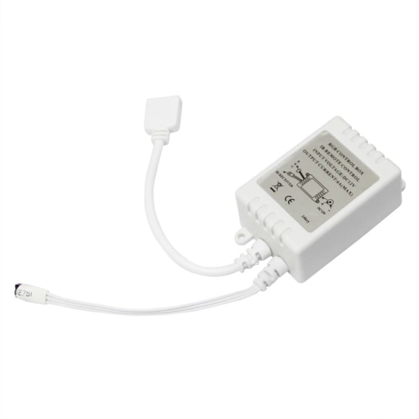 2X RGB LED Controller IR FB Kontrol 24 Taster 12V