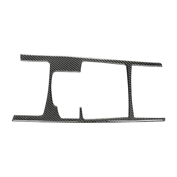 Kolfiber Växelspaks Panel Dekaler för Audi-A6 2005 2006 2007 2008 2009 2010 2011, B