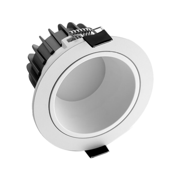 12W LED innfelt downlight 6500K takspotlys moderne vanntett innfelt lys for kjøkken stue bad