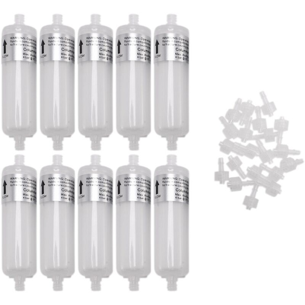 10 stk. blækfilterkapsel 80 mm lang til Myjet Crystaljet Solvent Printer Gongzheng Jhf Vista Xaar printhoved