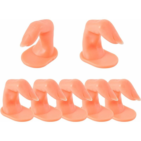 10 plastfingermodeller nagelövning-