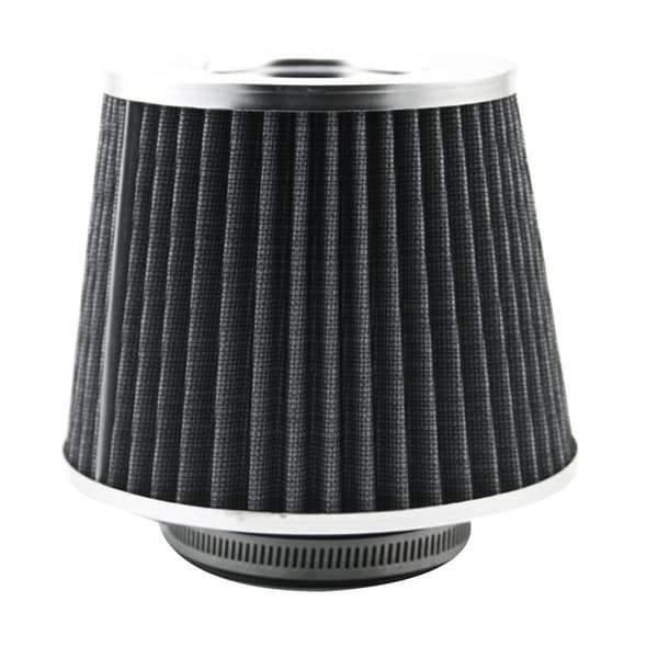 76mm Luftfilter Svampehoved Filter Udluftningsfilter Indtagsfilter Universal Biltilbehør Sølv