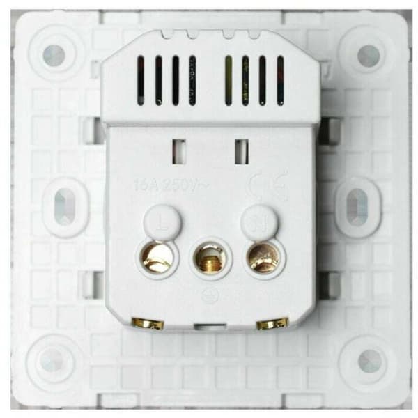 Vægmonteret stikkontakt med dobbelt USB - Oplader til iPhone/Android fransk stikkontakt