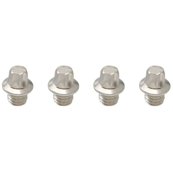 50 st Serie Väg Mountainbike Fällbar Cykel Pedal Anti-Slip Spikers Ersättningsskruv Pin Bultar Cykel Hex Pedal Pin Skruvsats Väg