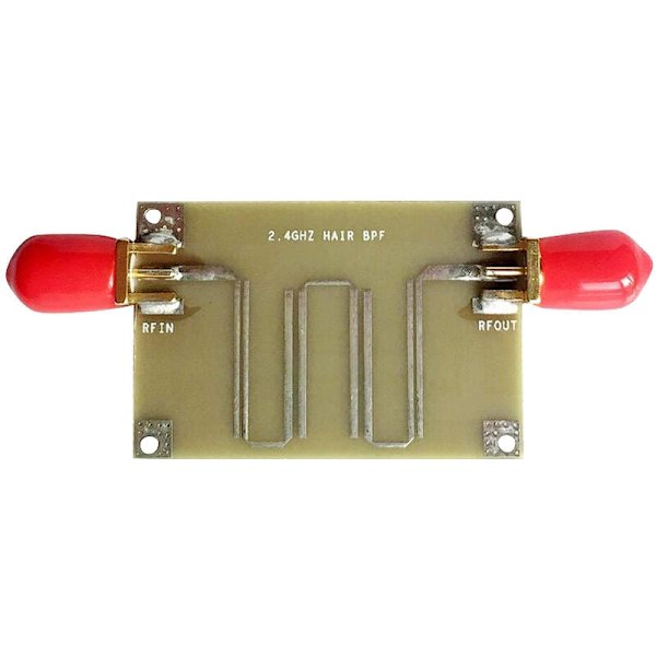 2.4G WIFI ZIGBEE Bluetooth Signal Båndbredde Filter til Filtrering af Signal Andet End 2.3-2.5GHZ