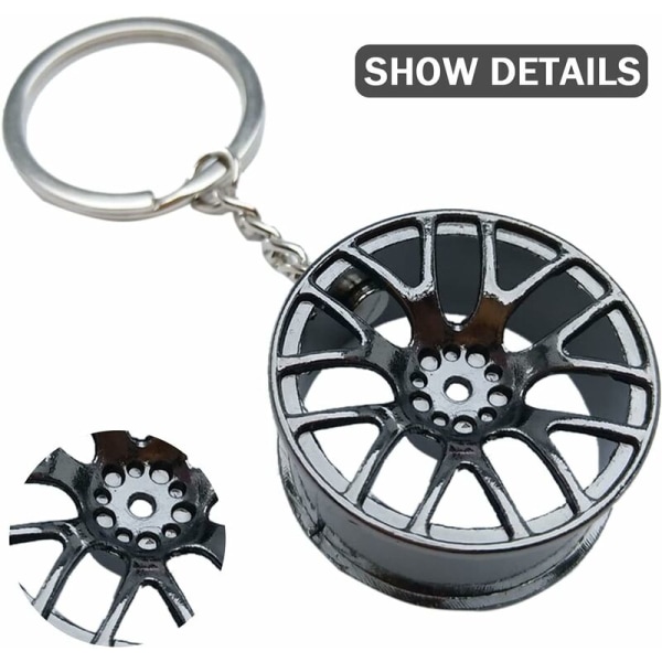 metal key ring for car wheels,
