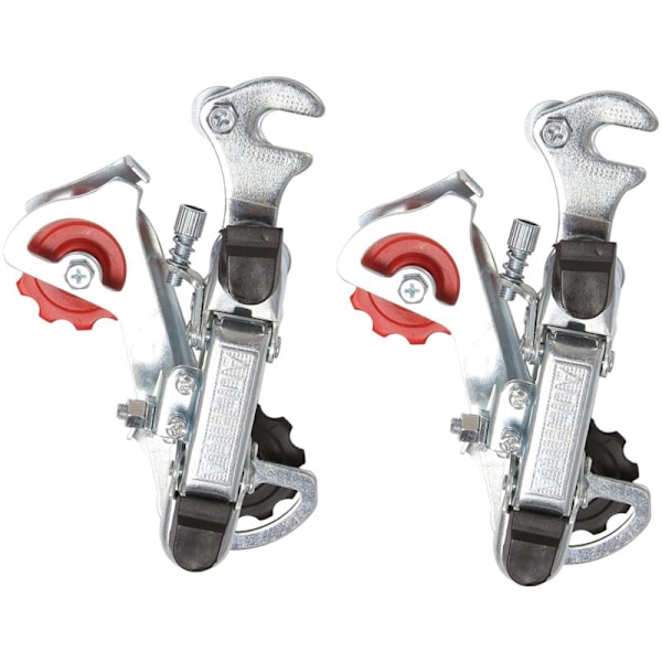 2x Silver Metall 3-7 Växlad Bakre Drivkomponenter för Cykel