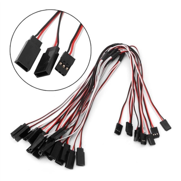 5 kpl / erä RC Servo Y -jatkokaapeli johdin JR Futaba RC Servolle RC lentokone helikopteri auto DIY, 15 cm