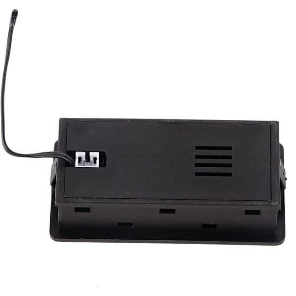 LCD Digital Voltmeter, Handhållen, Batterispänning, Industriverktyg, DC 10-100V ((10-100V) Vit Alarm Temperatur)
