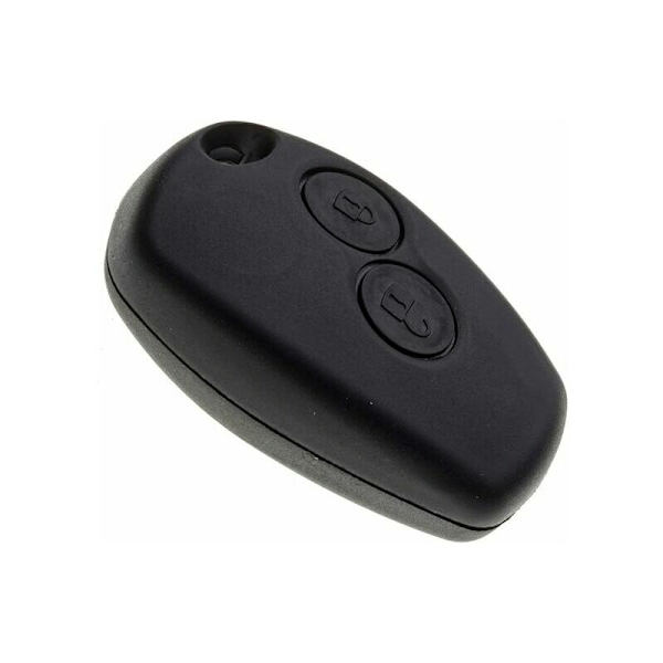 Bladeless Key Shell yhteensopiva Dacia Logan, Sandero, Duster, Lodgy, Renault Trafic ja Opel Vivaro Auton Plip Avain Kuori Kaukosäädin 2 Painiketta V