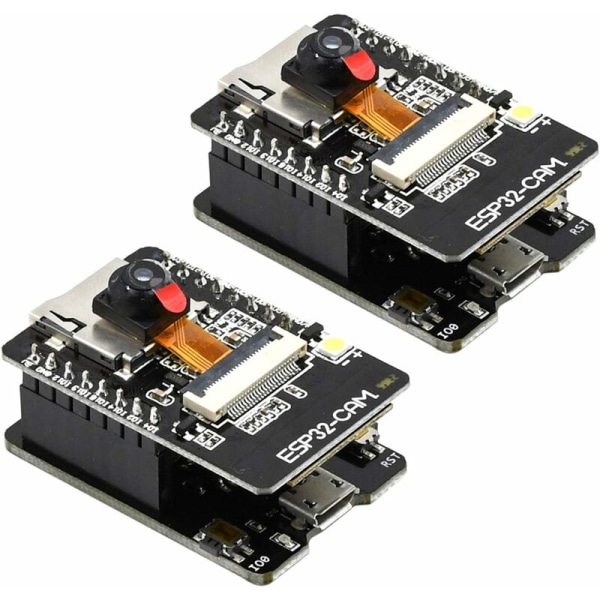 2 stk. ESP32-CAM-MB trådløse Bluetooth WiFi udviklingskort ESP32 Dual-Core med TF-kortmodul 2640 kamera