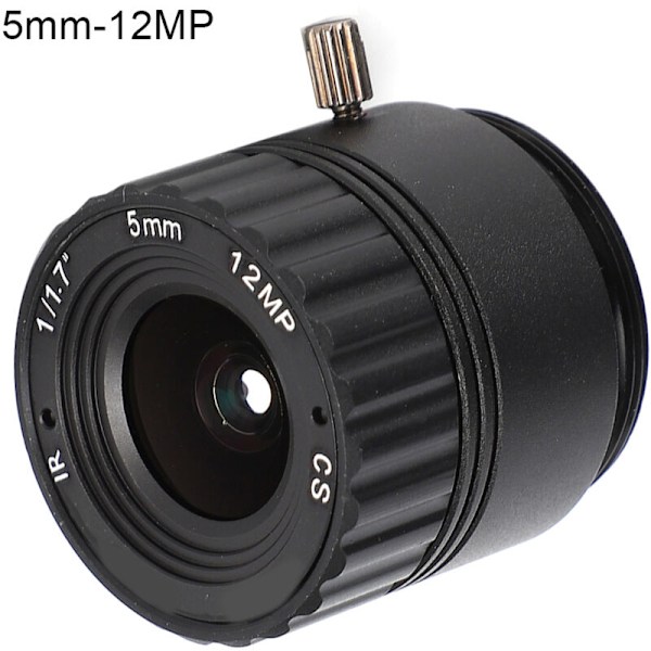Övervakningskamera-kit, fast objektiv HD-objektiv 5 mm-12 MP-