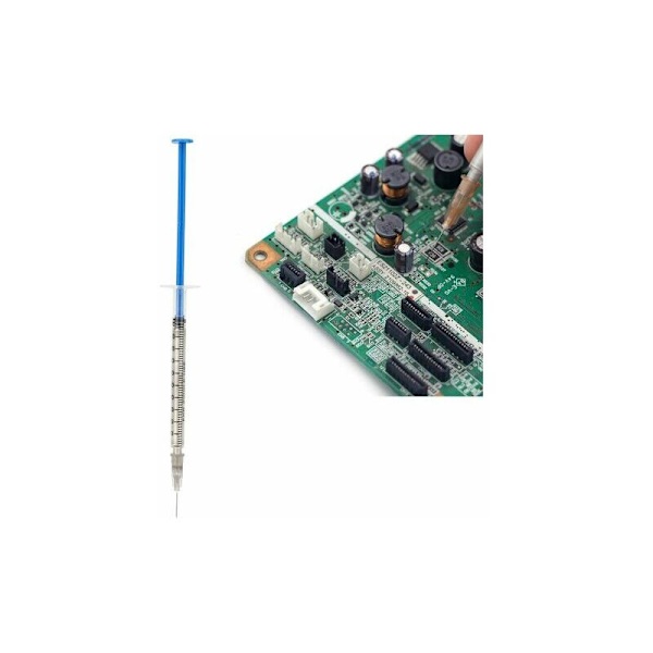 1,0 ml Silverledande Lim, Hög Viskositet och Anti-Oxidation Elektriskt Ledande Lim för Elektronik och PCB-Reparation, Industriellt Reparationslim