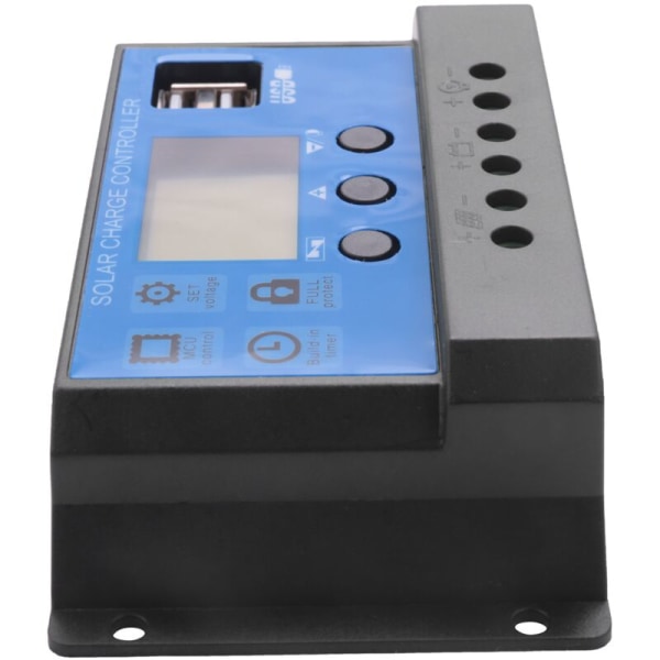 20A 12V 24V Auto Work PWM Solcelle Laderegulator med LCD Dual USB 5V Udgang Solcellepanel Laderegulator
