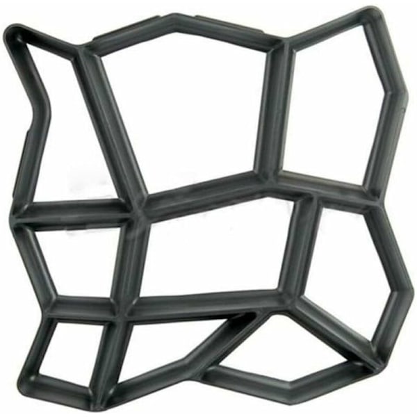 43x43cm Epäsäännöllinen Betonilaattamuotti Polulle Polunrakentajalle Muovikatukivivalu Muotti Päällysteelle Ajoradalle Puutarha Terassille Terassipolulle Stone