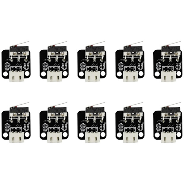 3D-skriver 10 stk. Grensebryter Mekanisk Brytermodul med 3-polet 39,3 tommers kabel for Ramps RepRa Tevo